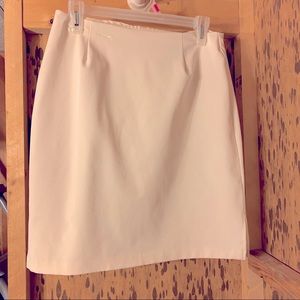 Vintage cream pencil skirt